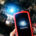 Car Engine Scanning With Wireless Technical Tool, Obd2 Scanner Tool In A Mechanic Hand With A Car Engine Compartment Blurred On Background, Car Maintenance Service Concept